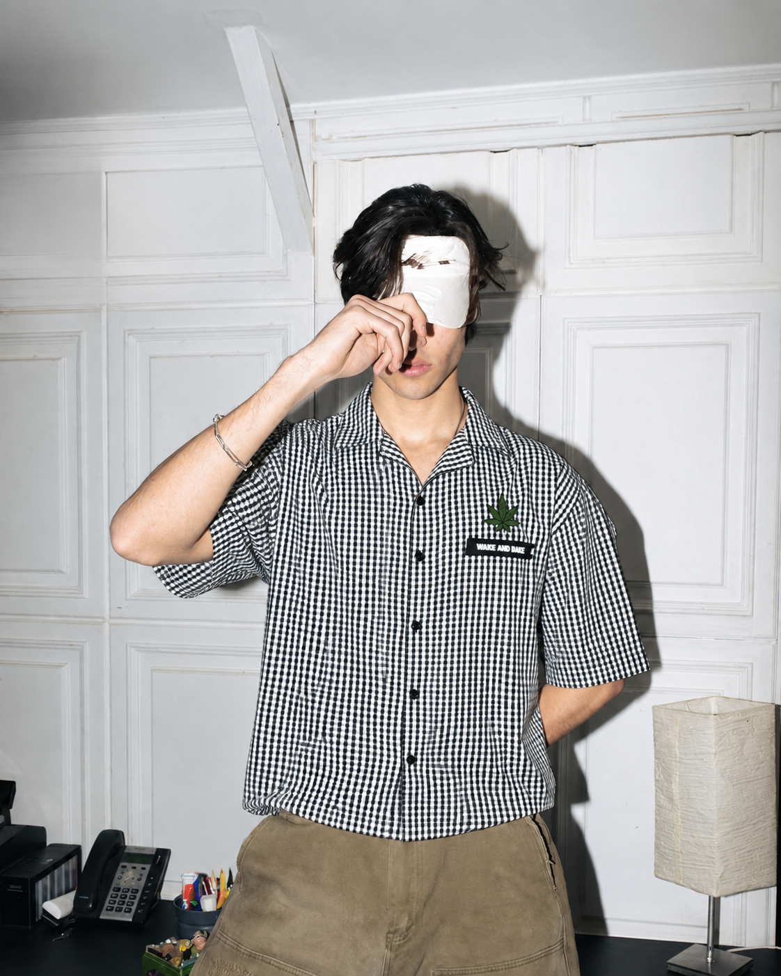 Wake & Bake Checkered Shirt