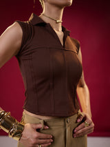 Hourglass Rib Contour Top