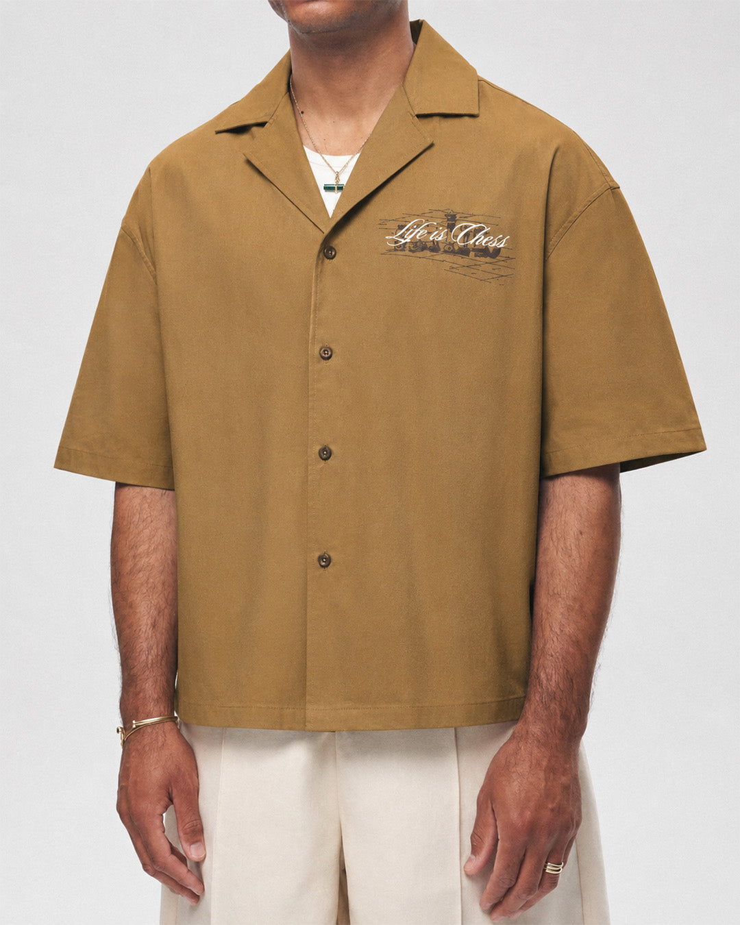 Life Is Chess Oversized Shirt