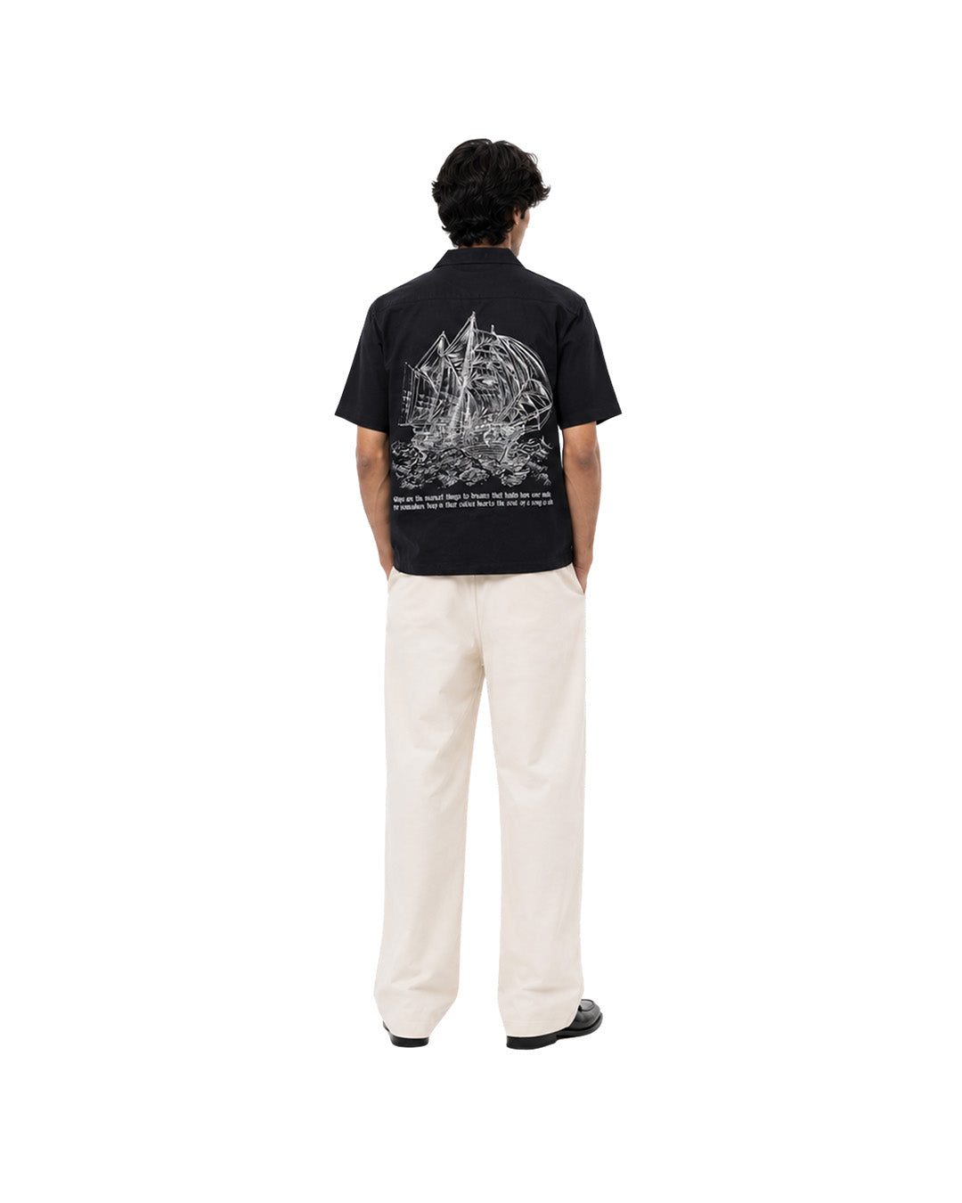 Voyage Graphic Oversized Shirt