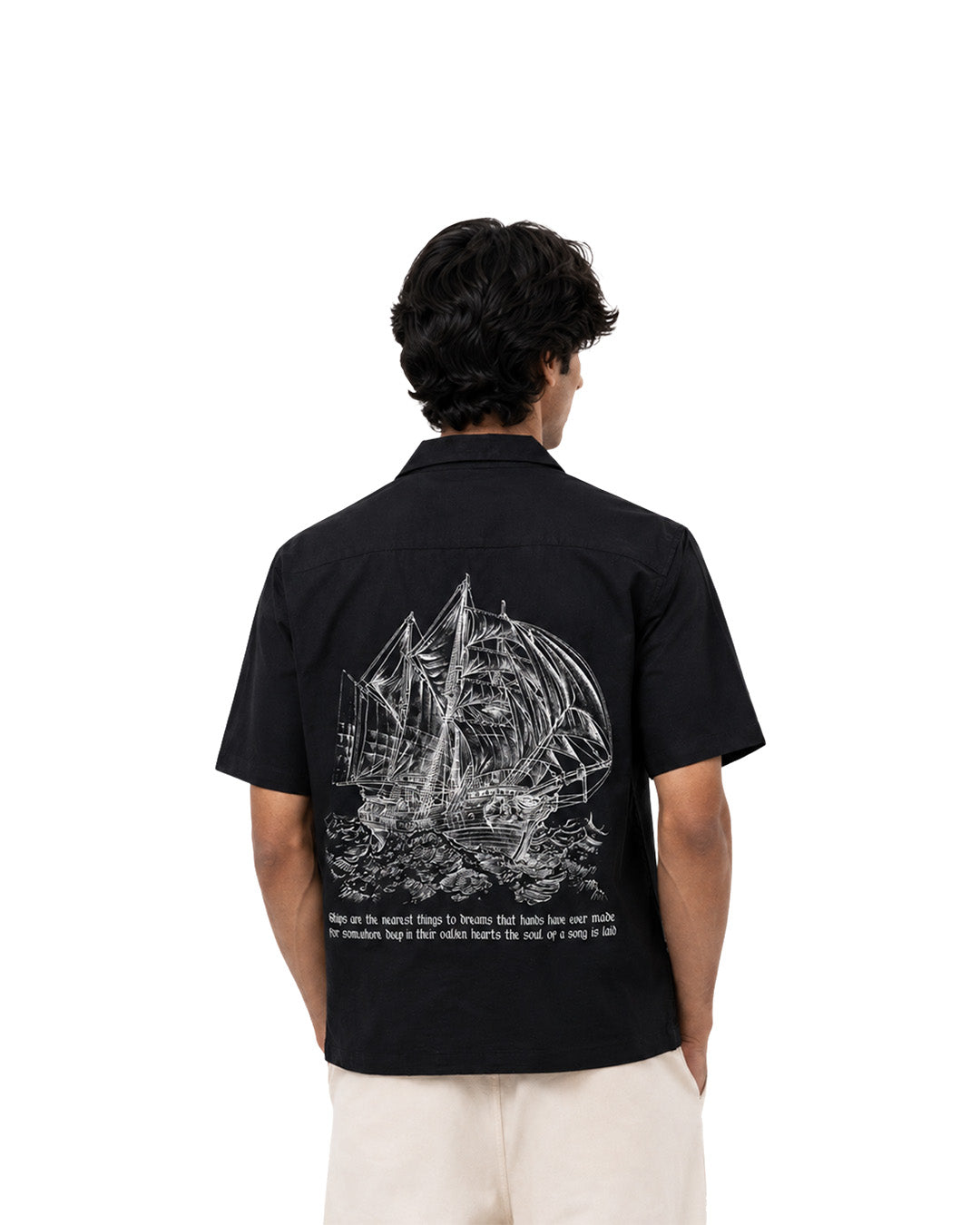 Voyage Graphic Oversized Shirt