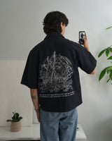 Voyage Graphic Oversized Shirt