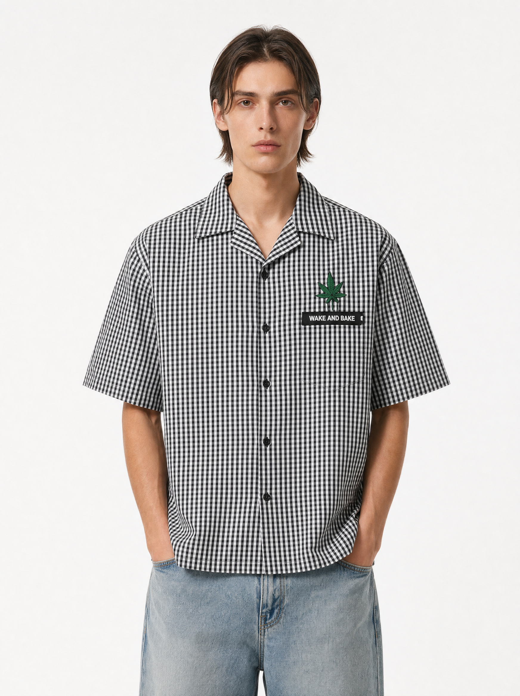 Wake & Bake Checkered Shirt