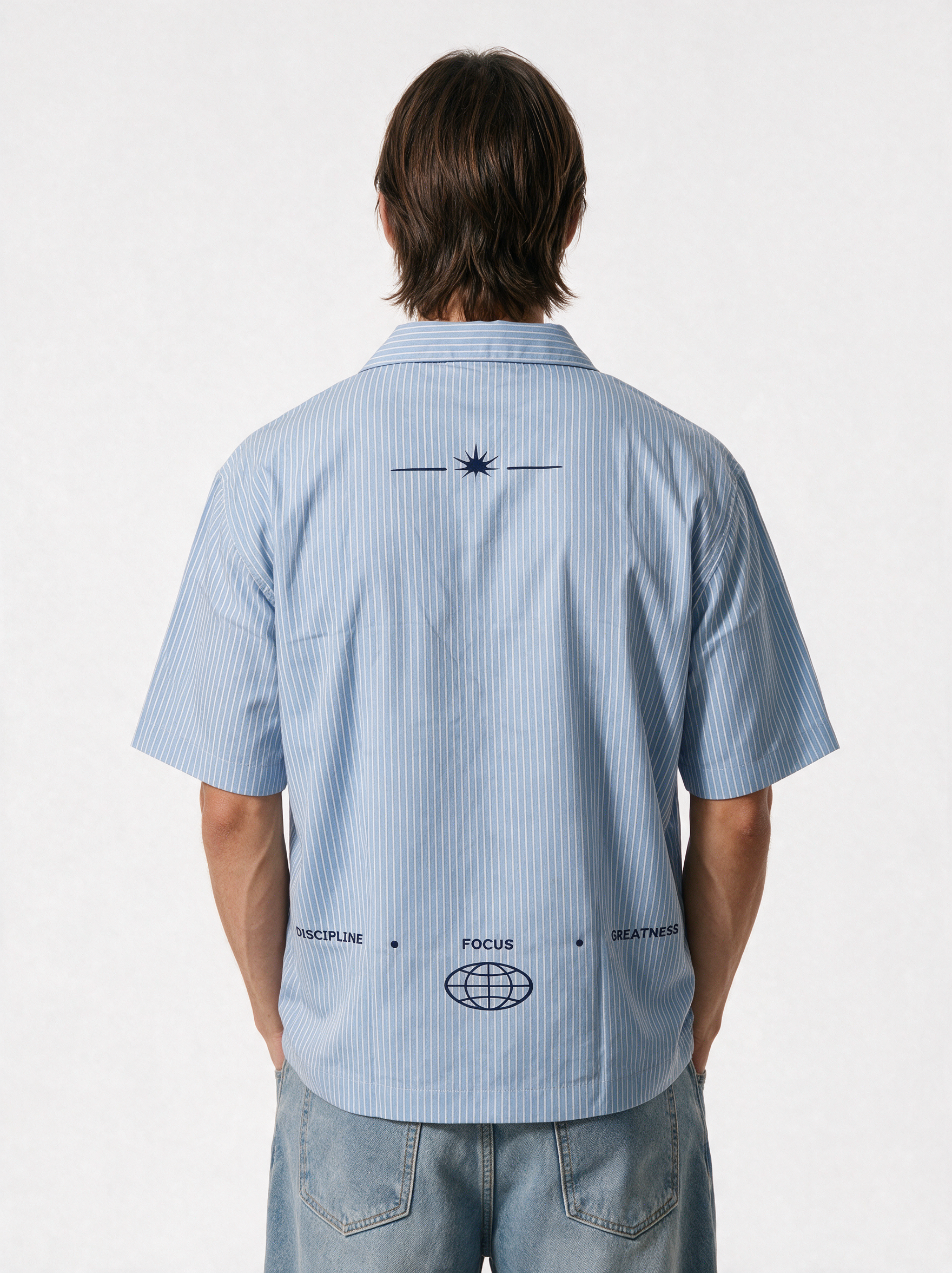 Blue Muse Striped Shirt
